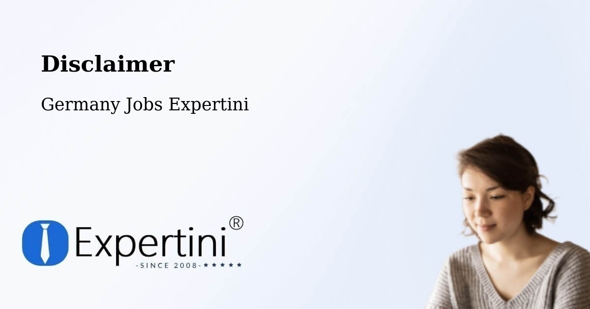 Disclaimer – Schrobenhausen - Germany Jobs Expertini