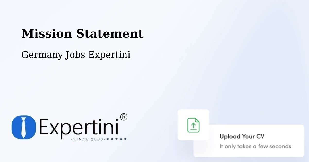 Corporate Mission – Schrobenhausen - Germany Jobs Expertini